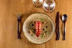 Assiette coupe plate rond moss porcelaine vitrifiée Ø 24 cm Woodart - RAK Clearance