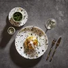 Assiette coupe plate rond multicolore porcelaine Ø 23,6 cm Kerrazzo - RAK Clearance