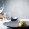 Assiette coupe plate rond noir porcelaine culinaire Ø 31,5 cm Equinoxe - REVOL