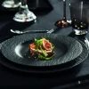 Assiette coupe plate rond noir porcelaine Ø 31,7 cm The Rock - VILLEROY & BOCH Hot