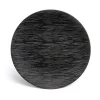 MEDARD DE NOBLAT Assiette coupe plate rond noir grès émaillé Ø 27 cm Magma Online