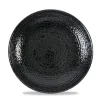 Assiette coupe plate rond noir porcelaine vitrifiée Ø 28,8 cm Chroma - CHURCHILL Clearance