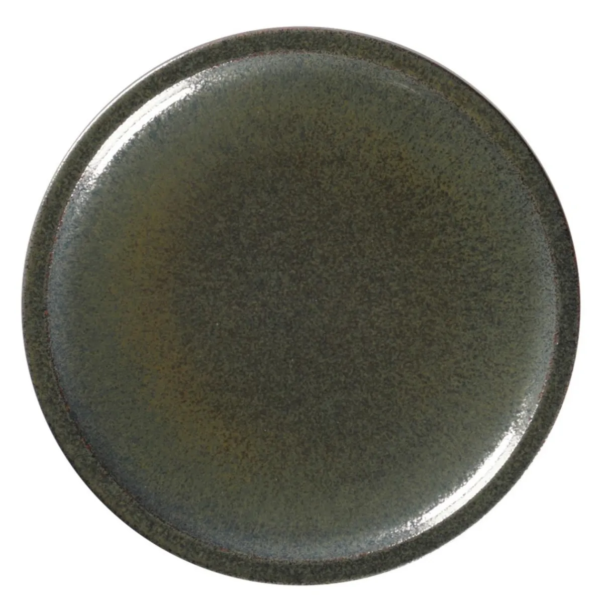 RAK Assiette coupe plate rond noir porcelaine vitrifiée Ø 23,8 cm stone Ease Discount