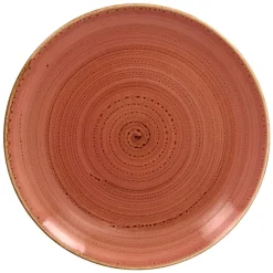 RAK Assiette coupe plate rond orange porcelaine vitrifiée Ø 24 cm Twirl Sale