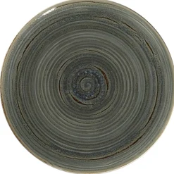 Assiette coupe plate rond Peridot porcelaine vitrifiée Ø 29,3 cm stone Spot - RAK Best