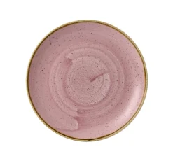 Assiette coupe plate rond Petal Pink porcelaine vitrifiée Ø 23 cm Evolve Stonecast - CHURCHILL Best