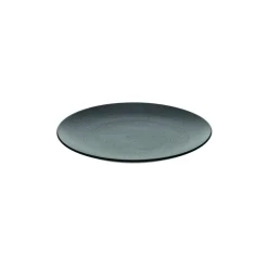 DEGRENNE Assiette coupe plate rond pierre de lave grès émaillé Ø 21 cm Modulo Nature Online