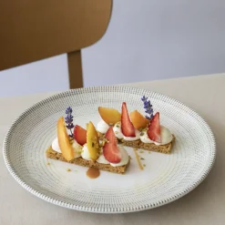 Assiette coupe plate rond porcelaine Ø 24 cm Cancun - ACCOLADE Clearance