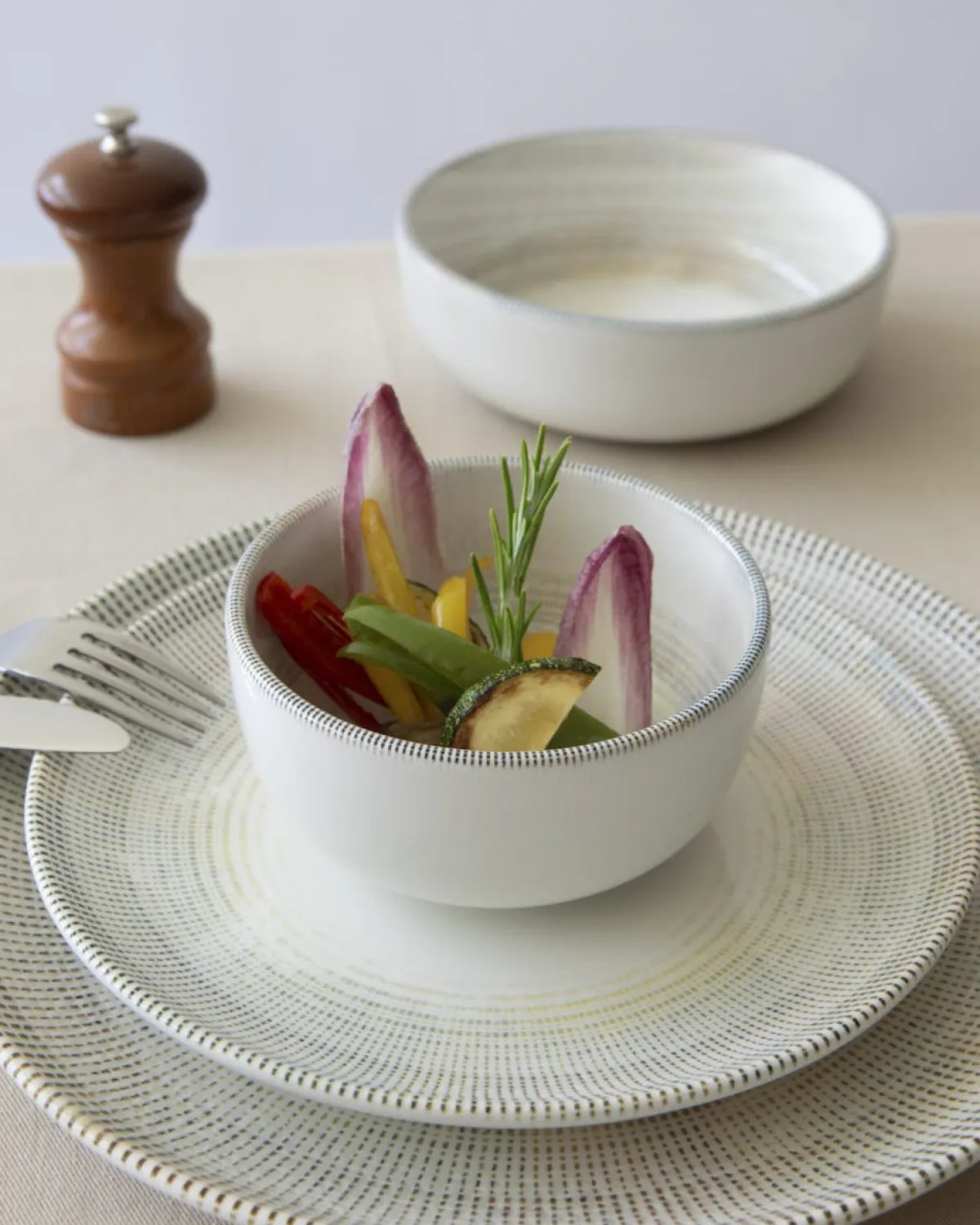 ACCOLADE Assiette coupe plate rond porcelaine Ø 27 cm Cancun Online