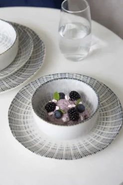 Assiette coupe plate rond porcelaine Ø 24 cm Granada - ACCOLADE New
