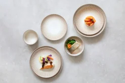 ACCOLADE Assiette coupe plate rond porcelaine Ø 24 cm Palma Clearance