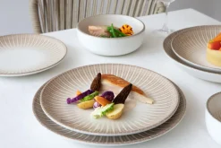 ACCOLADE Assiette coupe plate rond porcelaine Ø 24 cm Palma Clearance