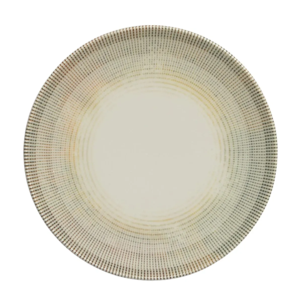 Assiette coupe plate rond porcelaine Ø 21 cm Cancun - ACCOLADE Discount