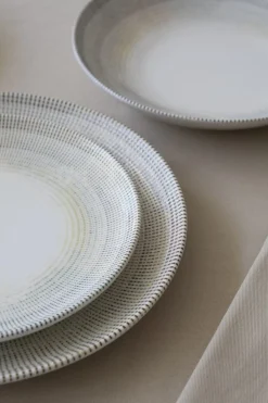 Assiette coupe plate rond porcelaine Ø 21 cm Cancun - ACCOLADE Discount
