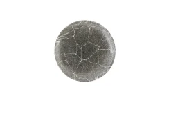 CHURCHILL Assiette coupe plate rond Quartz Black porcelaine vitrifiée Ø 21,7 cm Kintsugi Reverse Online