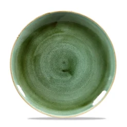 Assiette coupe plate rond Samphire porcelaine vitrifiée Ø 21,7 cm Stonecast Samphire - CHURCHILL Best