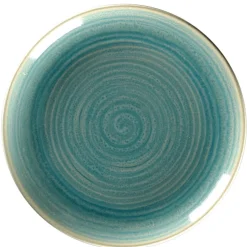 RAK Assiette coupe plate rond Saphire porcelaine vitrifiée Ø 20,9 cm stone Spot Online