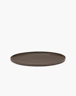 SERAX Assiette coupe plate rond Slate porcelaine Ø 33 cm Dune Discount