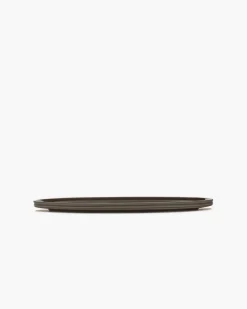 SERAX Assiette coupe plate rond Slate porcelaine Ø 33 cm Dune Discount