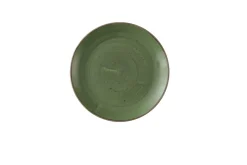 CHURCHILL Assiette coupe plate rond Sorrel Green porcelaine vitrifiée Ø 28,8 cm Stonecast Sorrel