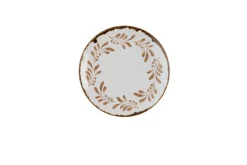 DUDSON Assiette coupe plate rond terracotta porcelaine vitrifiée Ø 22 cm Harvest Mediterranean Hot