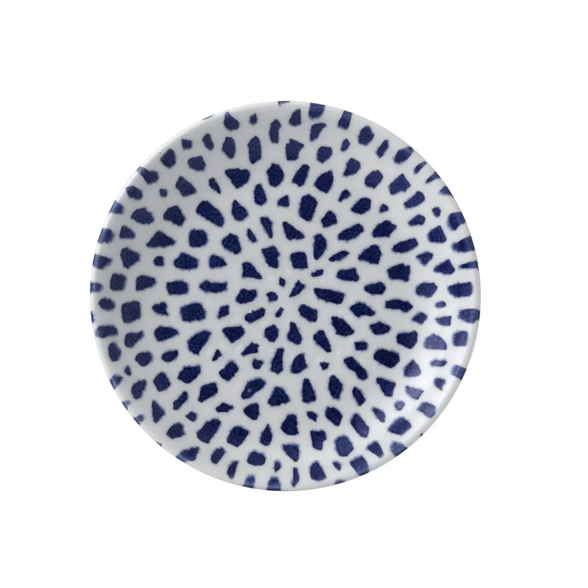DUDSON Assiette coupe plate rond terracotta porcelaine vitrifiée Ø 21,7 cm Terrazzo Clearance