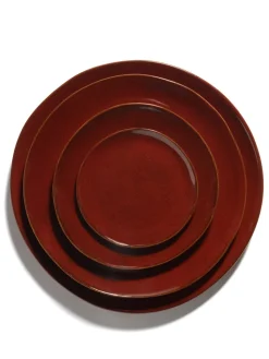 Assiette coupe plate rond Venetian red grès émaillé Ø 14,5 cm La Mère - SERAX Hot