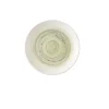 Assiette coupe plate rond vert porcelaine vitrifiée Ø 21,7 cm Elements Fern - CHURCHILL Best