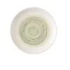 Assiette coupe plate rond vert porcelaine vitrifiée Ø 28,8 cm Elements Fern - CHURCHILL