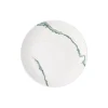 Assiette coupe plate rond vert porcelaine vitrifiée Ø 26 cm Inked Tide Accents - CHURCHILL