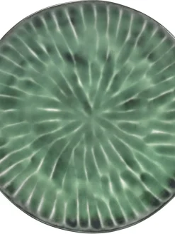 SERAX Assiette coupe plate rond vert grès émaillé Ø 14,5 cm 14,5 cm Verde Lanza