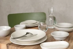 ESSENTIALS COLLECTION Assiette coupe plate stone grès renforcé Ø 16 cm Twist Sale