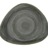 RAK Assiette coupe plate triangulaire Peridot porcelaine vitrifiée 31,4x26,6 cm stone Spot Hot