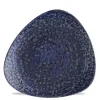 Assiette coupe plate triangulaire Twilight porcelaine vitrifiée 26,5x26,5 cm Chroma - CHURCHILL Online