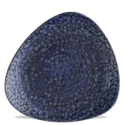 Assiette coupe plate triangulaire Twilight porcelaine vitrifiée 26,5x26,5 cm Chroma - CHURCHILL Online
