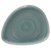 RAK Assiette coupe plate triangulaire Saphire porcelaine vitrifiée 24x19,4 cm stone Spot Outlet