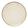 Assiette coupe rond beige porcelaine Ø 20 cm Lunéa - PRO.MUNDI Discount