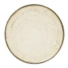 Assiette coupe rond beige porcelaine Ø 27 cm Lunéa - PRO.MUNDI Discount