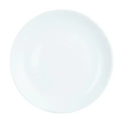 ARCOROC Assiette coupe rond blanc verre opal Ø 16 cm Evolutions  