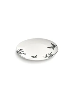SERAX Assiette coupe rond BUTTERFLY BALLET porcelaine Ø 18 cm Unity Outlet