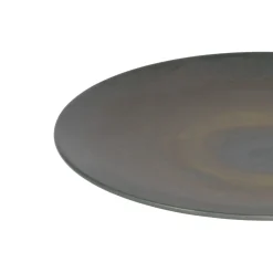 Assiette coupe rond gris brun grès émaillé Ø 27 cm Enigma - ACCOLADE Sale
