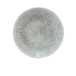 ACCOLADE Assiette coupe rond gris grès émaillé Ø 27 cm Tropic Clearance