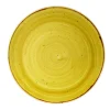 CHURCHILL Assiette coupe rond Mustard porcelaine vitrifiée Ø 21,7 cm Stonecast Mustard Best