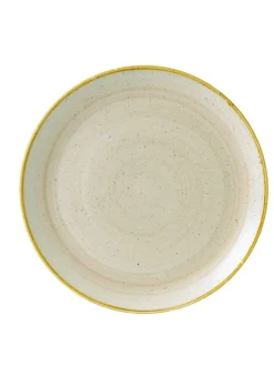 Assiette coupe rond Nutmeg Cream porcelaine vitrifiée Ø 32,4 cm Stonecast Nutmeg - CHURCHILL Online