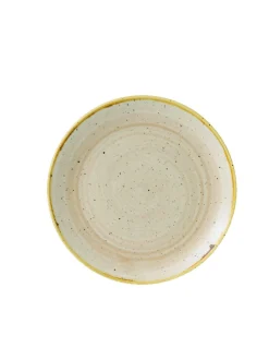 CHURCHILL Assiette coupe rond Nutmeg Cream porcelaine vitrifiée Ø 21,7 cm Stonecast Nutmeg Sale