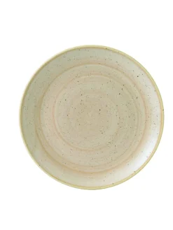 Assiette coupe rond Nutmeg Cream porcelaine vitrifiée Ø 28,8 cm Stonecast Nutmeg - CHURCHILL Clearance