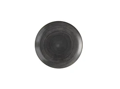 CHURCHILL Assiette coupe rond Raw Black porcelaine vitrifiée Ø 16,5 cm Stonecast Raw Sale