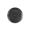 Assiette coupe rond Raw Black porcelaine vitrifiée Ø 26 cm Stonecast Raw - CHURCHILL Outlet