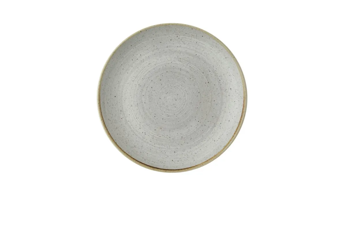 Assiette coupe rond raw grey porcelaine vitrifiée Ø 26 cm Stonecast Raw - CHURCHILL Sale