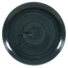 CHURCHILL Assiette coupe rond Rustic Teal porcelaine vitrifiée Ø 28,8 cm Stonecast Patina